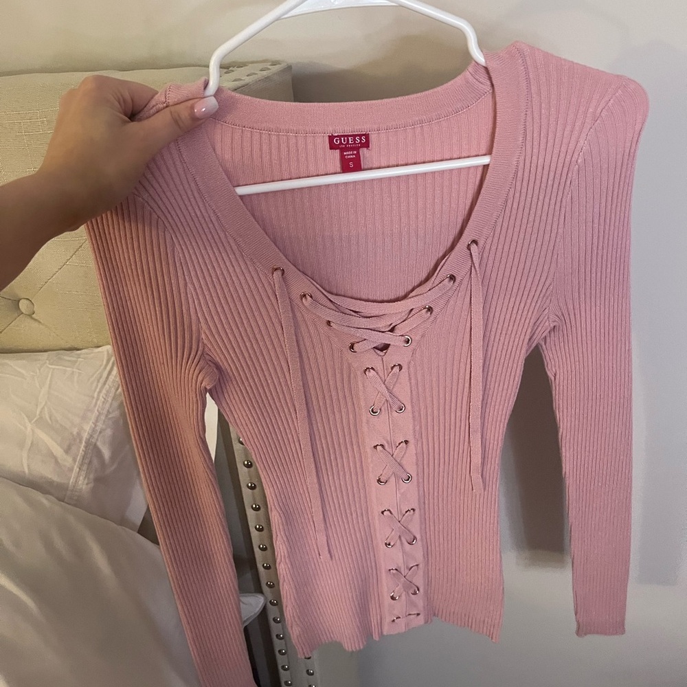 Pink Guess sweater
